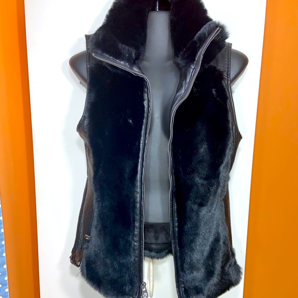 Guess fur vest